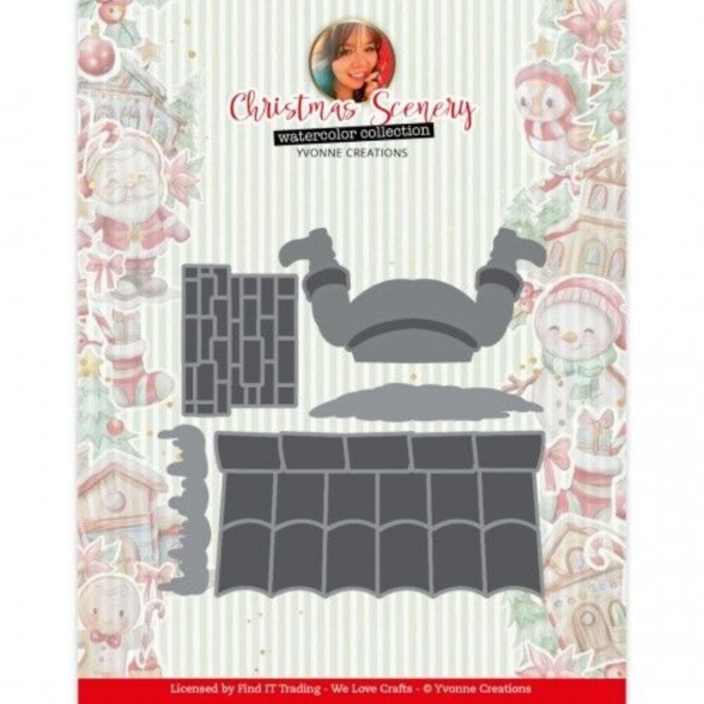 Yvonne Creations Christmas Scenery Chimney Die (YCD10336) Yvonne Creations Christmas Scenery Chimney Die (YCD10336)