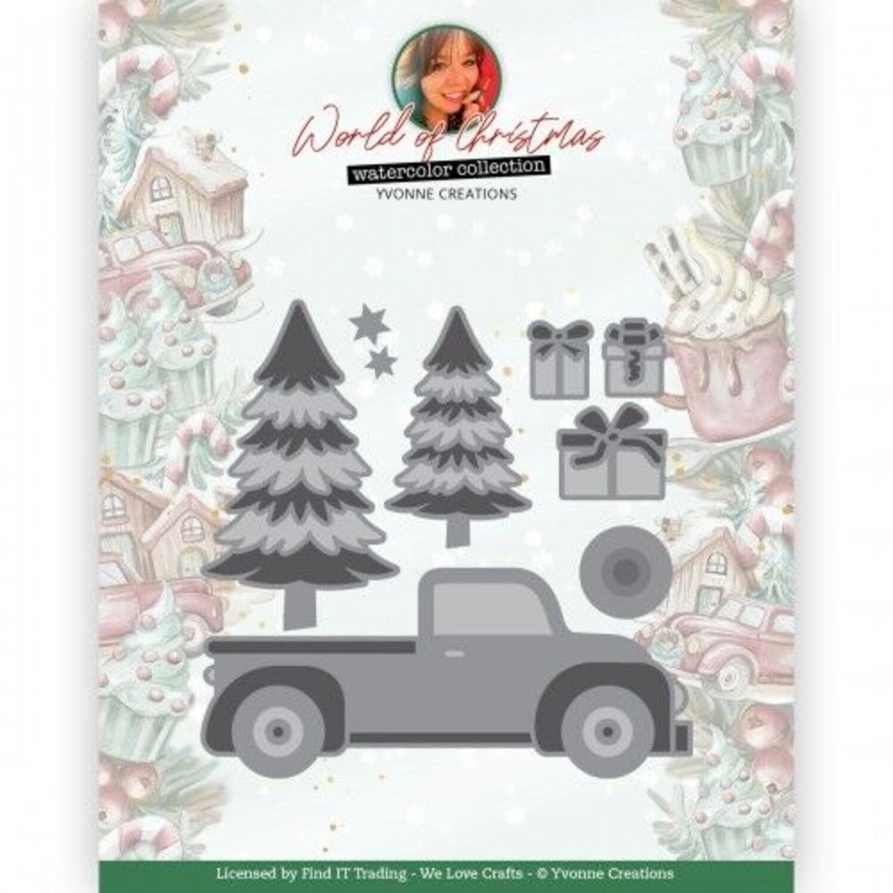 Yvonne Creations World of Christmas Christmas Truck Die (YCD10322) Yvonne Creations World of Christmas Christmas Truck Die (YCD10322)