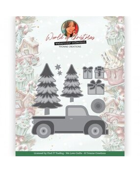 Yvonne Creations World of Christmas Christmas Truck Die (YCD10322) Yvonne Creations World of Christmas Christmas Truck Die (YCD10322)