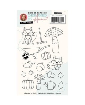 Designed by Anna Mix and Match Clear Stamps Felix Fox (DBACS10005) Designed by Anna Mix and Match Clear Stamps Felix Fox (DBACS10005)