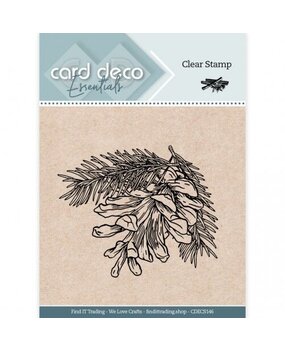Card Deco Clear Stamp Pine Cone (CDECS147)