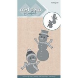 Card Deco Snijmal Snowmen (CDECD0135)*