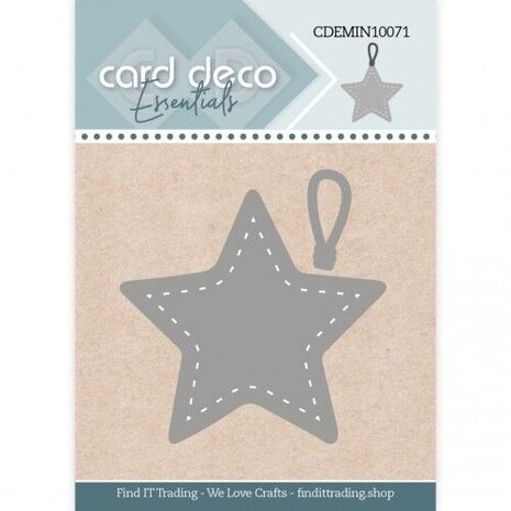 Card Deco Mini Snijmal Hanging Star (CDEMIN10071) Card Deco Mini Snijmal Hanging Star (CDEMIN10071)