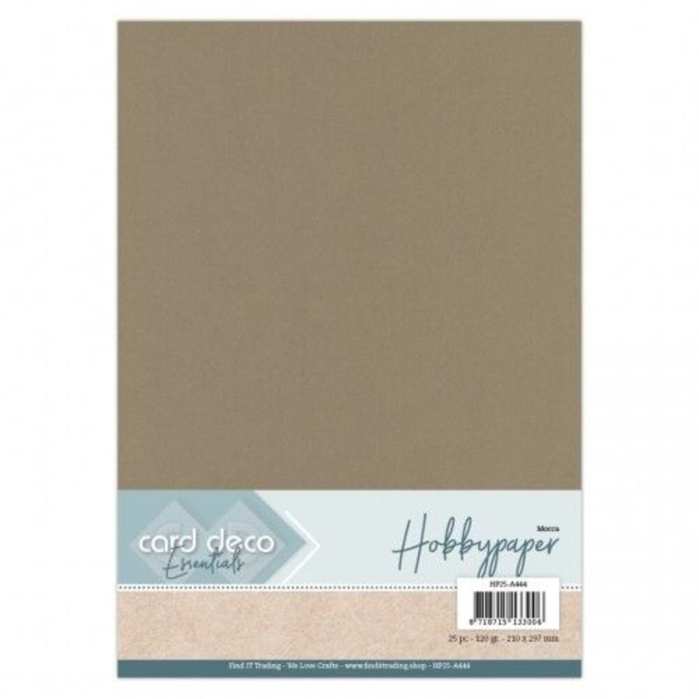 Card Deco Hobbypapier Mocca 25 Vel A4 (HP25-A444) Card Deco Hobbypapier Mocca 25 Vel A4 (HP25-A444)