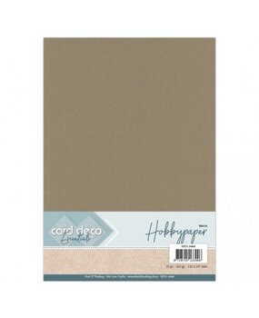 Card Deco Hobbypapier Mocca 25 Vel A4 (HP25-A444) Card Deco Hobbypapier Mocca 25 Vel A4 (HP25-A444)