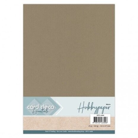 Card Deco Hobbypapier Mocca 25 Vel A4 (HP25-A444) Card Deco Hobbypapier Mocca 25 Vel A4 (HP25-A444)