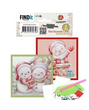 Find It Trading Mini Diamond Cards Set Christmas Scenery (DDDM1004)