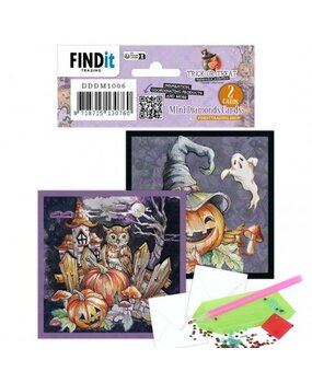 Find It Trading Mini Diamond Cards Set Trick or Treat (DDDM1006)