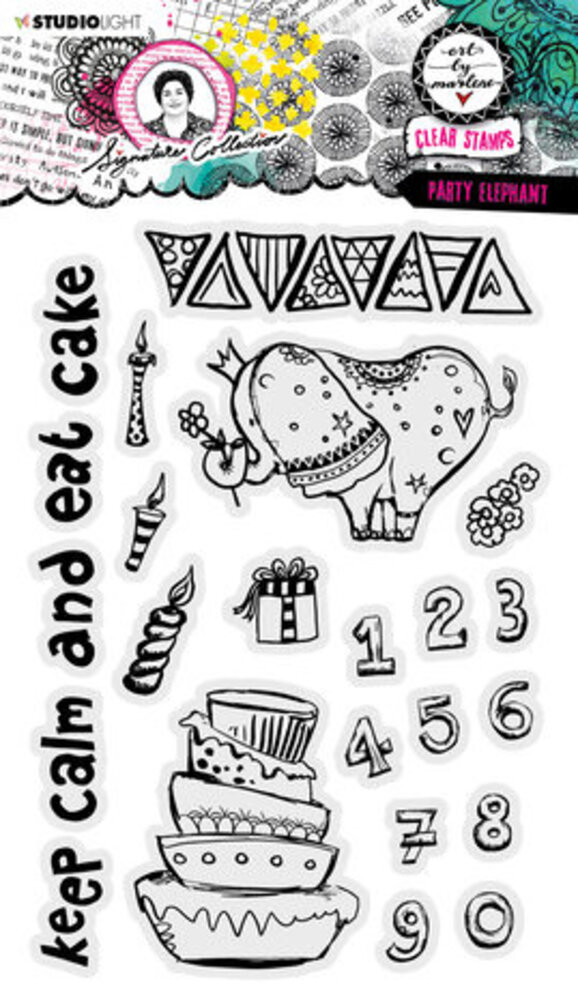 Studio Light Signature Collection Clear Stamp Party Elephant (ABM-SI-STAMP507) Studio Light Signature Collection Clear Stamp Party Elephant (ABM-SI-STAMP507)