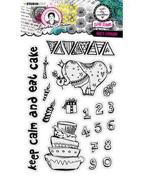 Studio Light Signature Collection Clear Stamp Party Elephant (ABM-SI-STAMP507) Studio Light Signature Collection Clear Stamp Party Elephant (ABM-SI-STAMP507)