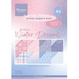 Marianne Design Winter Dreams A4 Pretty Papers Bloc (PB7067)