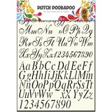 Dutch Doobadoo Dutch Mask Art A4 Alphabet 2 (470.455.002)