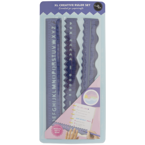 Crafts & Co. XL Creative Ruler Set (3013307) Crafts & Co. XL Creative Ruler Set (3013307)