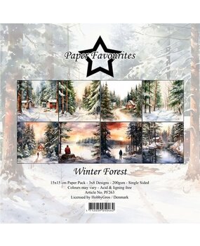 Paper Favourites Winter Forest 6x6 Inch Paper Pack (PF263)
