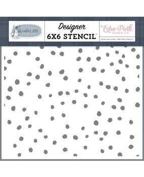 Echo Park Winterland Frosty Nights Stencil (WTL333033)* Echo Park Winterland Frosty Nights Stencil (WTL333033)*