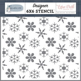 Echo Park Winterland Winter Wishes Snowflakes Stencil (WTL333034)