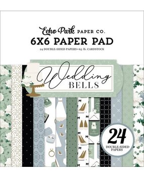 Echo Park Wedding Bells 6x6 Inch Paper Pad (WBL335023) Echo Park Wedding Bells 6x6 Inch Paper Pad (WBL335023)