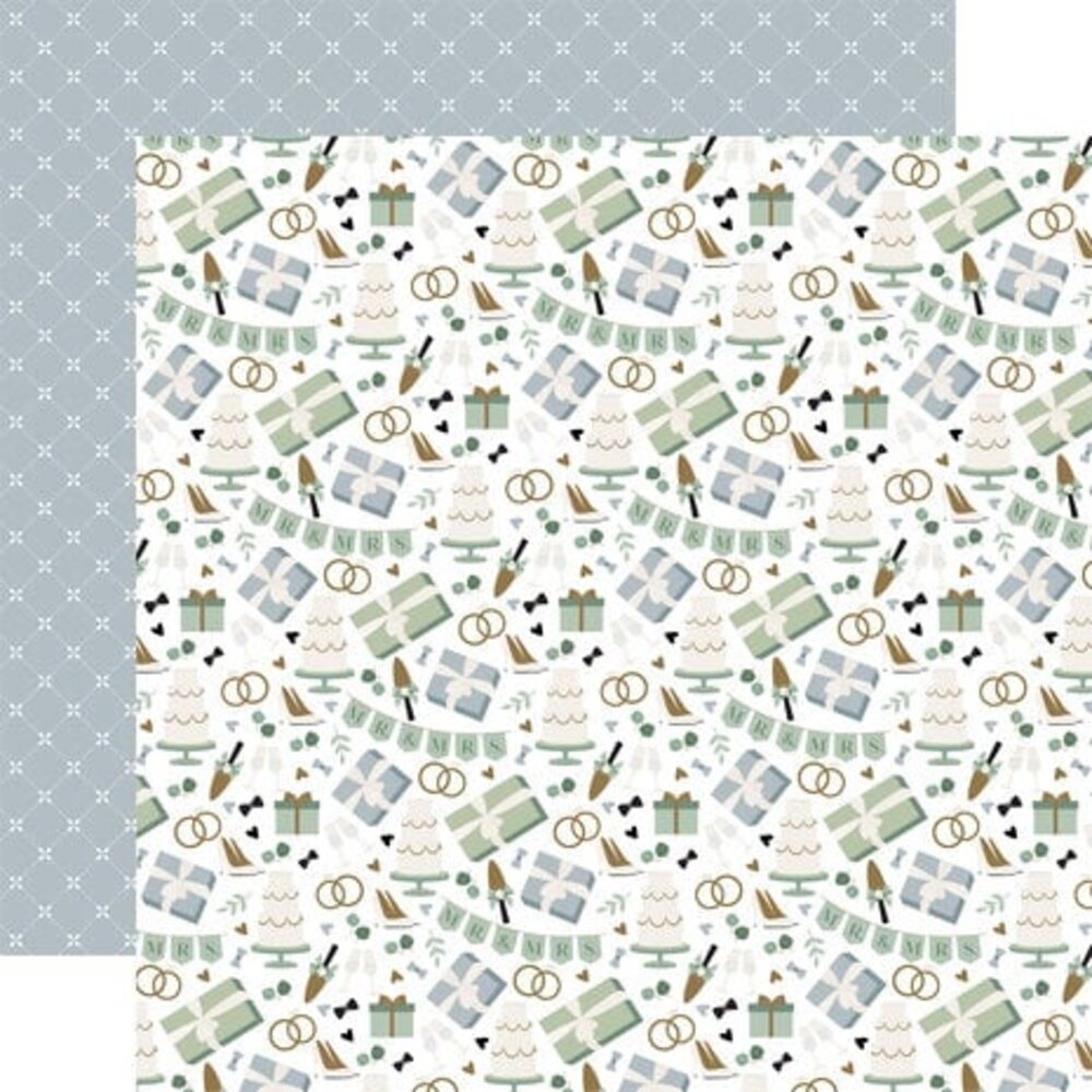 Echo Park Wedding Bells 6x6 Inch Paper Pad (WBL335023) Echo Park Wedding Bells 6x6 Inch Paper Pad (WBL335023)