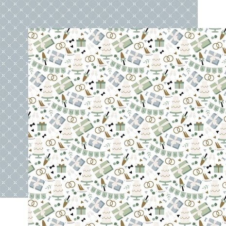 Echo Park Wedding Bells 6x6 Inch Paper Pad (WBL335023) Echo Park Wedding Bells 6x6 Inch Paper Pad (WBL335023)