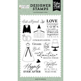 Echo Park Wedding Bells Happily Ever After Clear Stamps (WBL335043)*