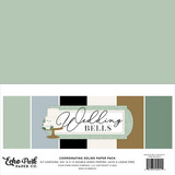 Echo Park Wedding Bells 12x12 Inch Coordinating Solids Paper Pack (WBL335015)