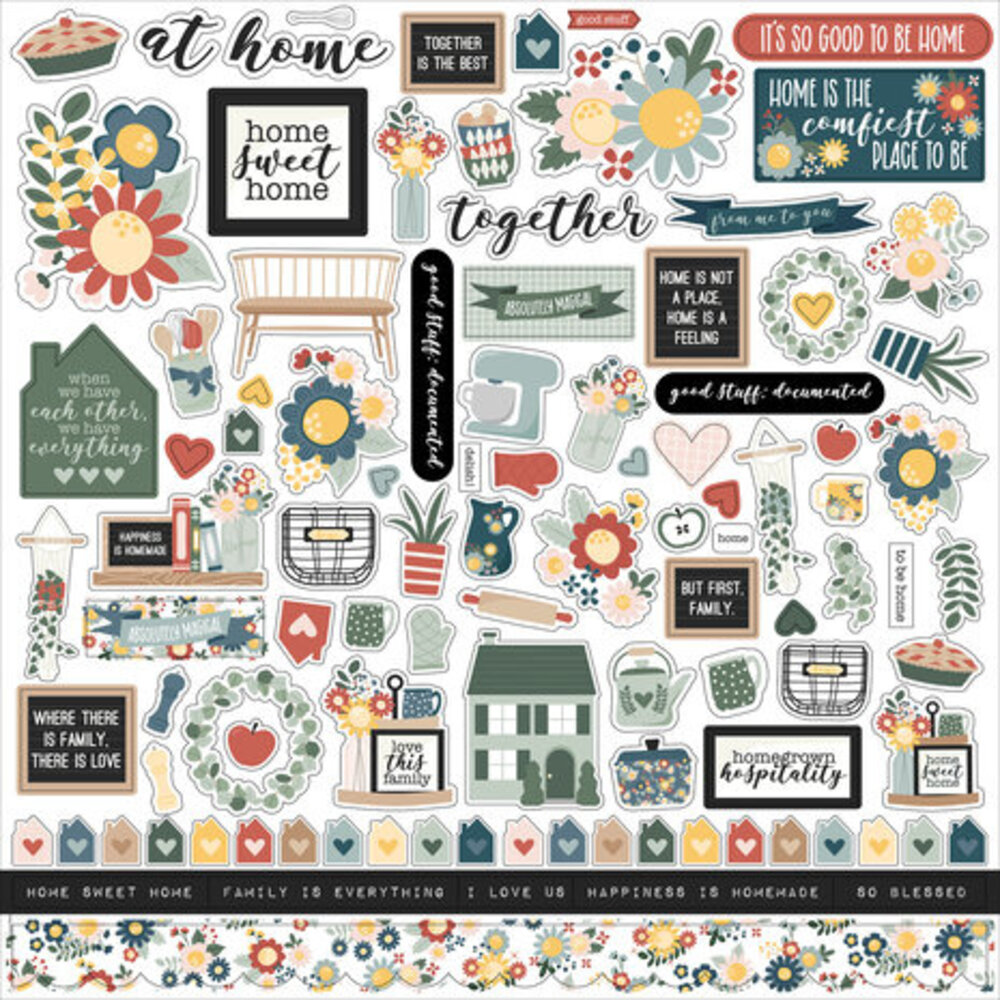 Echo Park Good To Be Home 12x12 Inch Collection Kit (GTH336016)