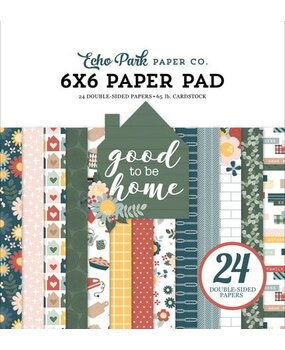 Echo Park Good To Be Home 6x6 Inch Paper Pad (GTH336023) Echo Park Good To Be Home 6x6 Inch Paper Pad (GTH336023)