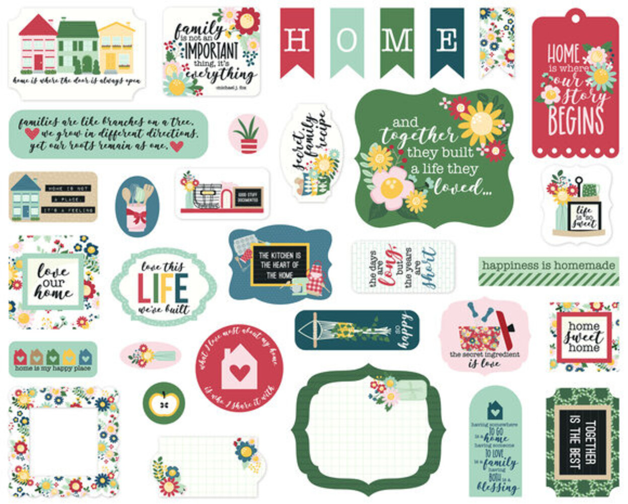 Echo Park Good To Be Home Ephemera (GTH336024) Echo Park Good To Be Home Ephemera (GTH336024)