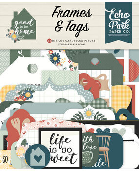 Echo Park Good To Be Home Ephemera Frames & Tags (GTH336025) Echo Park Good To Be Home Ephemera Frames & Tags (GTH336025)