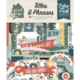 Echo Park Good To Be Home Ephemera Titles & Phrases (GTH336032)