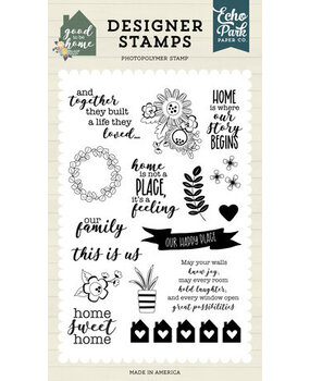 Echo Park Good To Be Home This Is Us Clear Stamps (GTH336043)*