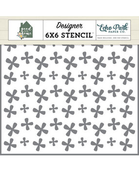 Echo Park Good To Be Home Homey Floral Stencil (GTH336035)*