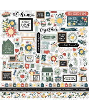 Echo Park Good To Be Home 12x12 Inch Element Sticker (GTH336014) Echo Park Good To Be Home 12x12 Inch Element Sticker (GTH336014)