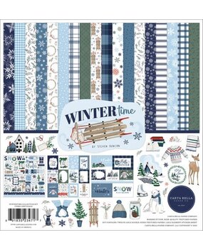 Carta Bella Wintertime 12x12 Inch Collection Kit (CBWT334016) Carta Bella Wintertime 12x12 Inch Collection Kit (CBWT334016)