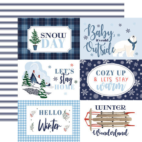 Carta Bella Wintertime 6x6 Inch Paper Pad (CBWT334023) Carta Bella Wintertime 6x6 Inch Paper Pad (CBWT334023)