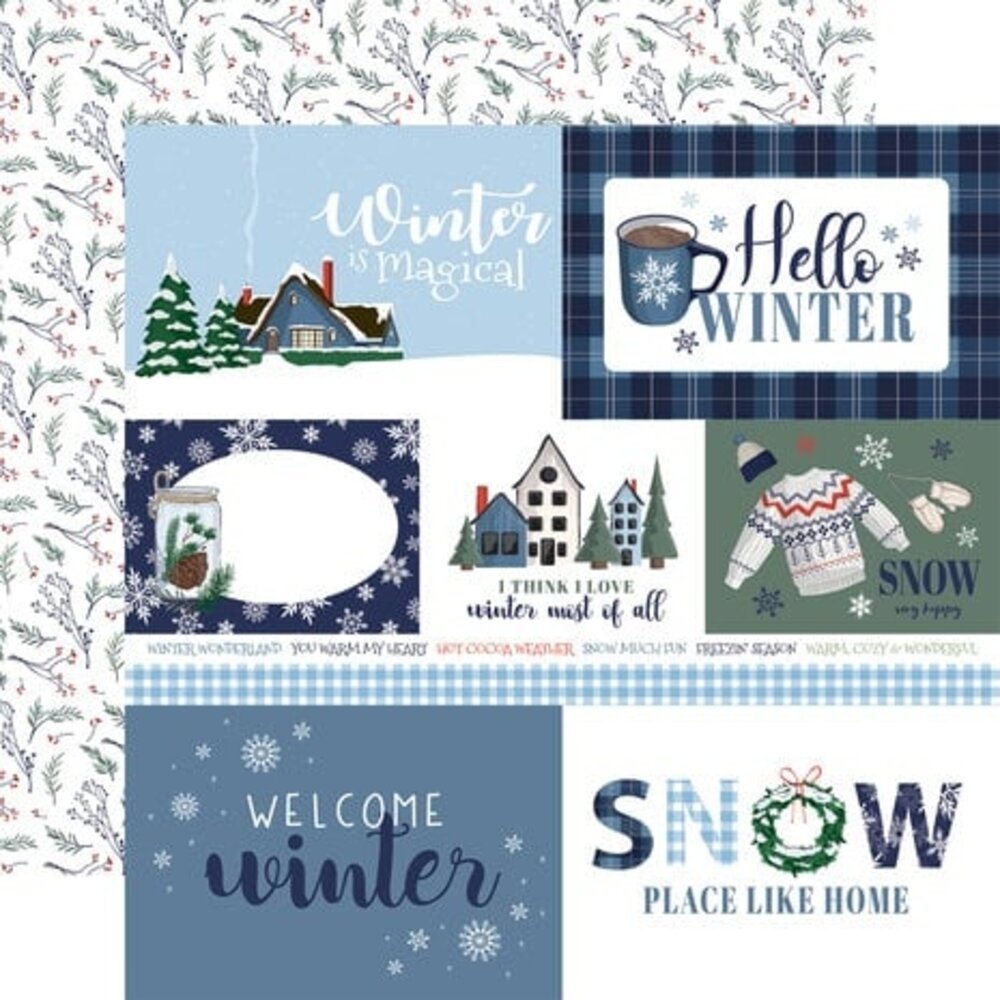 Carta Bella Wintertime 6x6 Inch Paper Pad (CBWT334023) Carta Bella Wintertime 6x6 Inch Paper Pad (CBWT334023)