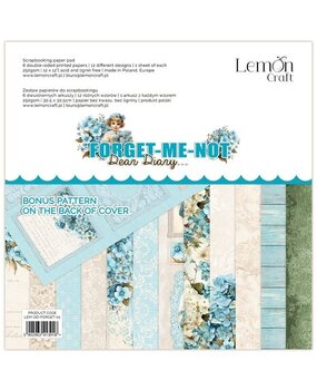 LemonCraft Forget-Me-Not 12x12 Inch Paper Pad (LEM-DD-FORGET-01) LemonCraft Forget-Me-Not 12x12 Inch Paper Pad (LEM-DD-FORGET-01)
