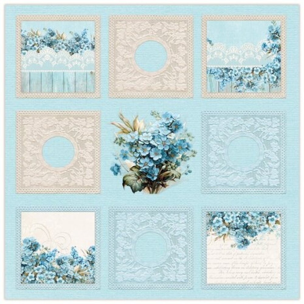LemonCraft Forget-Me-Not 12x12 Inch Paper Pad (LEM-DD-FORGET-01) LemonCraft Forget-Me-Not 12x12 Inch Paper Pad (LEM-DD-FORGET-01)