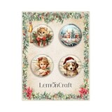 LemonCraft Wonderful Christmas Buttons (LEM-WONCHRI-04)