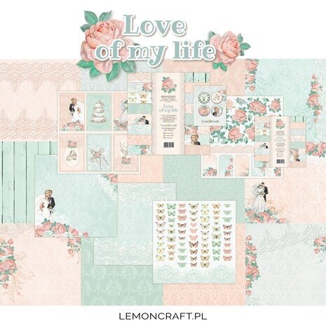 LemonCraft Love Of My Life 12x12 Inch Paper Pad (LZP-LOML01) LemonCraft Love Of My Life 12x12 Inch Paper Pad (LZP-LOML01)