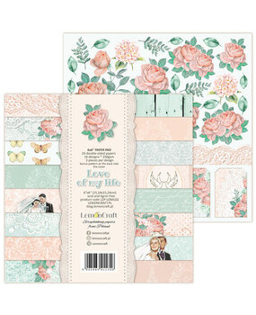 LemonCraft Love Of My Life 6x6 Inch Paper Pad (LZP-LOML02)