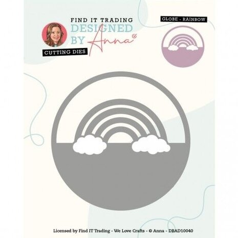 Designed by Anna Mix and Match Globe Rainbow Dies (DBAD10040)