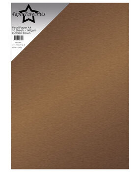 Paper Favourites Golden Brown A4 Pearl Paper 140gsm (PFSS306) Paper Favourites Golden Brown A4 Pearl Paper 140gsm (PFSS306)