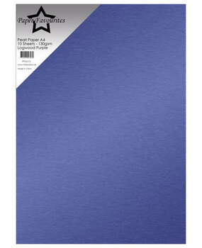 Paper Favourites Logwood Purple A4 Pearl Paper 140gsm (PFSS315) Paper Favourites Logwood Purple A4 Pearl Paper 140gsm (PFSS315)