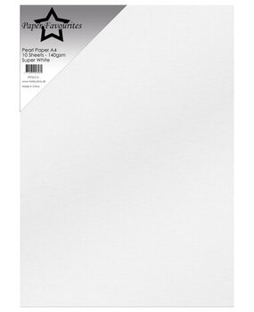 Paper Favourites Super White A4 Pearl Paper 140gsm (PFSS316) Paper Favourites Super White A4 Pearl Paper 140gsm (PFSS316)