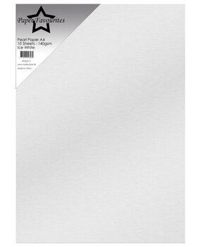 Paper Favourites Ice White A4 Pearl Paper 140gsm (PFSS317) Paper Favourites Ice White A4 Pearl Paper 140gsm (PFSS317)