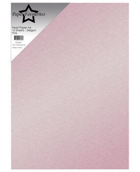 Paper Favourites Pink A4 Pearl Paper 240gsm (PFSS407) Paper Favourites Pink A4 Pearl Paper 240gsm (PFSS407)