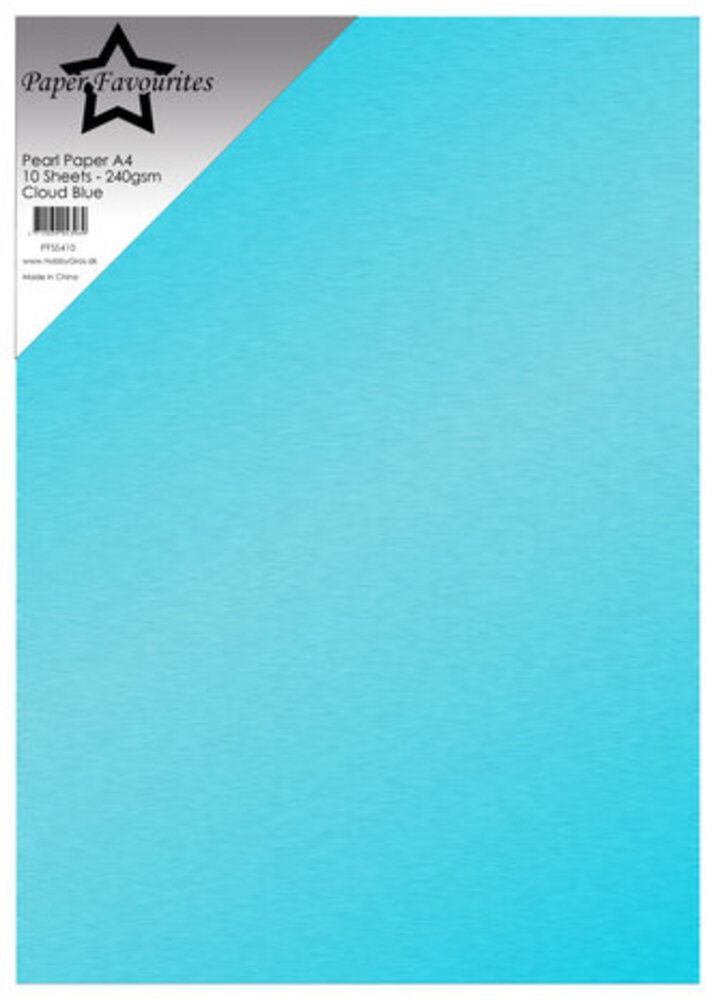 Paper Favourites Cloud Blue A4 Pearl Paper 240gsm (PFSS410) Paper Favourites Cloud Blue A4 Pearl Paper 240gsm (PFSS410)