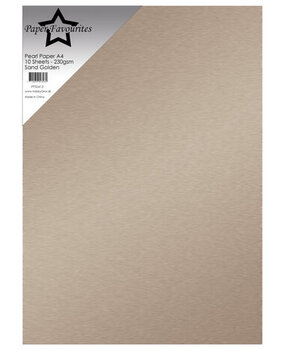 Paper Favourites Sand Golden A4 Pearl Paper 240gsm (PFSS413)