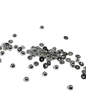 Simple and Basic Half Pearl Polished Silver 4mm (SBA561) Simple and Basic Half Pearl Polished Silver 4mm (SBA561)